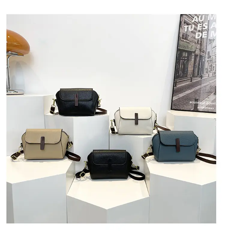 2024 Women's Black Square Shoulder Crossbody Bag — feature 29