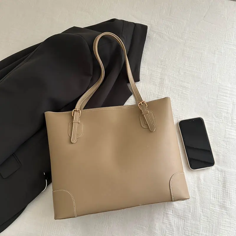 Women Cross-Border Tote Bag Black Large Capacity - Image 5