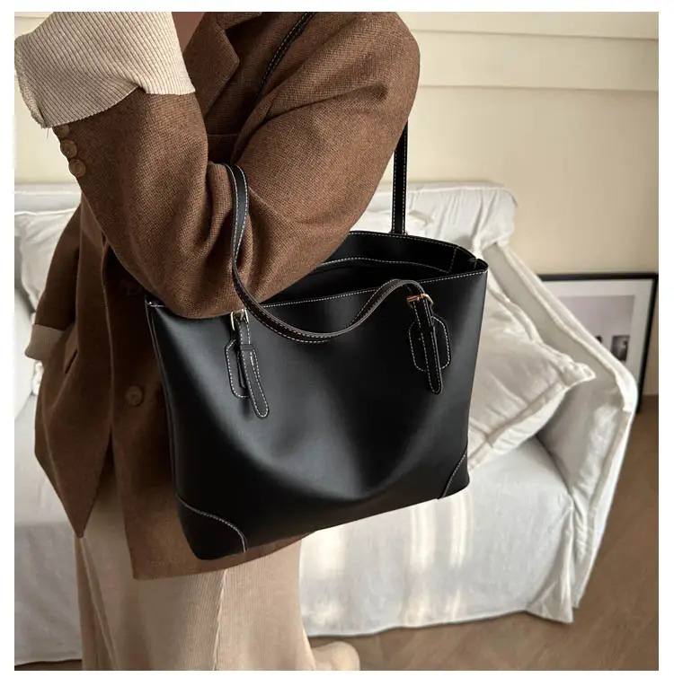 Women Cross-Border Tote Bag Black Large Capacity β feature 13
