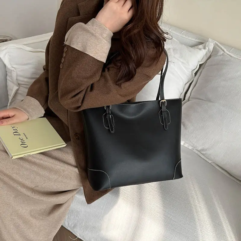 Women Cross-Border Tote Bag Black Large Capacity β feature 2