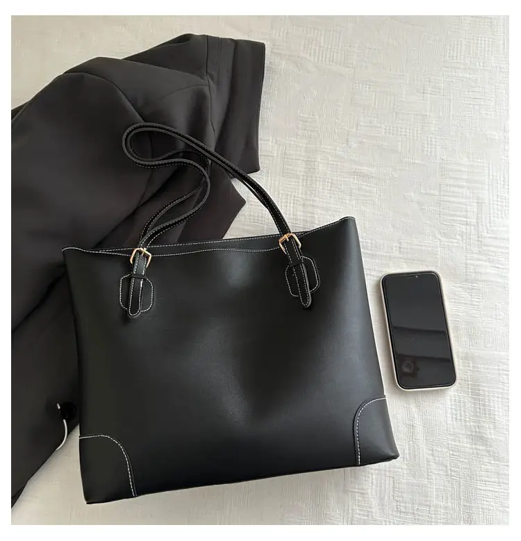 Women Cross-Border Tote Bag Black Large Capacity β feature 48