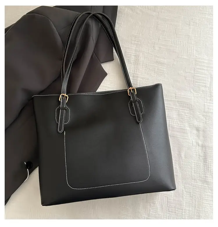 Women Cross-Border Tote Bag Black Large Capacity β feature 49