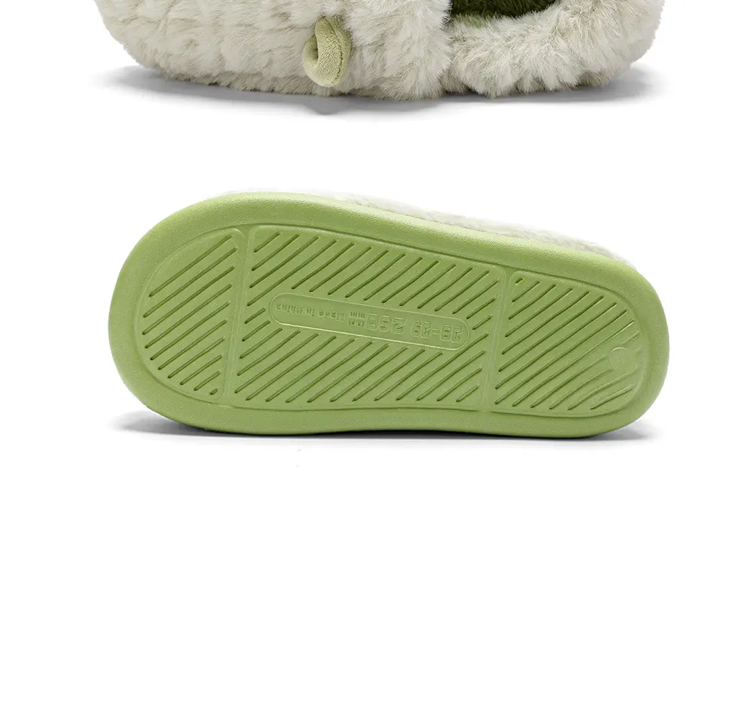 Jieliya Cute Cotton Shoes Women's Winter 2025 New Home Thick Sole Bag with Non-slip Warm Furry Cotton Slippers — feature 26