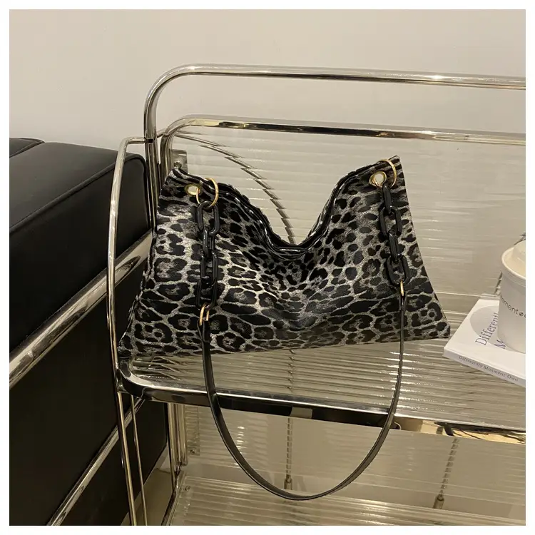 Leopard Print Large Cap Bag Women 2024 Winter — feature 22