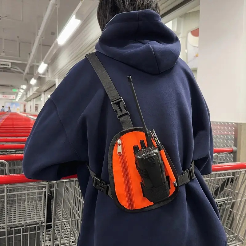 Men's Black Shoulder Crossbody Bag Lightweight Sports Fashion