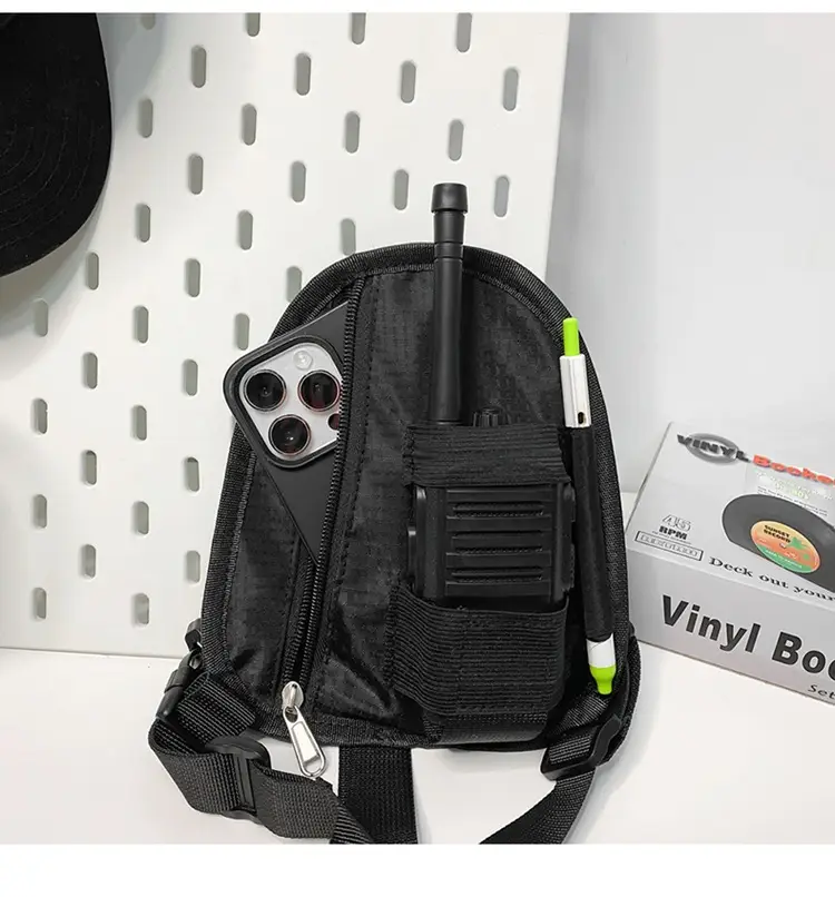 Men's Black Shoulder Crossbody Bag Lightweight Sports Fashion — feature 41