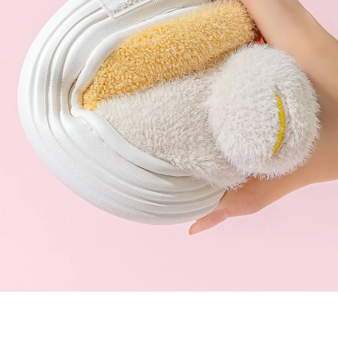 Children's Cotton Slippers for Girls, Autumn and Winter 2026 New Style, Indoor Home Warm Cartoon Slippers for Older Kids, Girls' Furry Slippers — feature 10