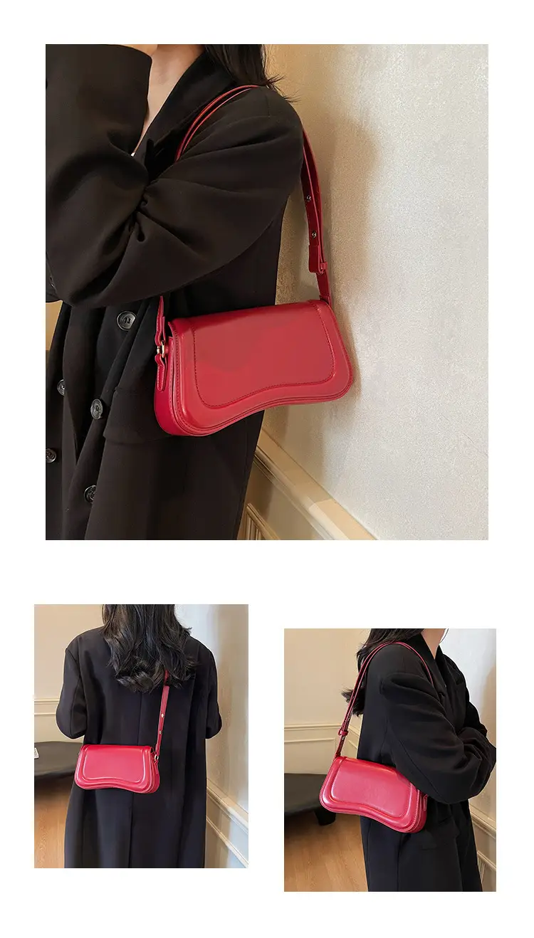 Women's Brown Leather Crossbody Bag 2022 Summer — feature 11