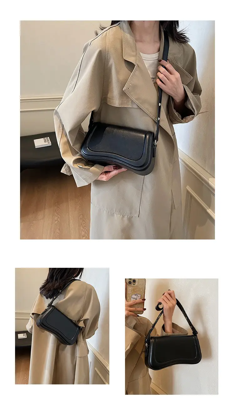 Women's Brown Leather Crossbody Bag 2022 Summer — feature 9