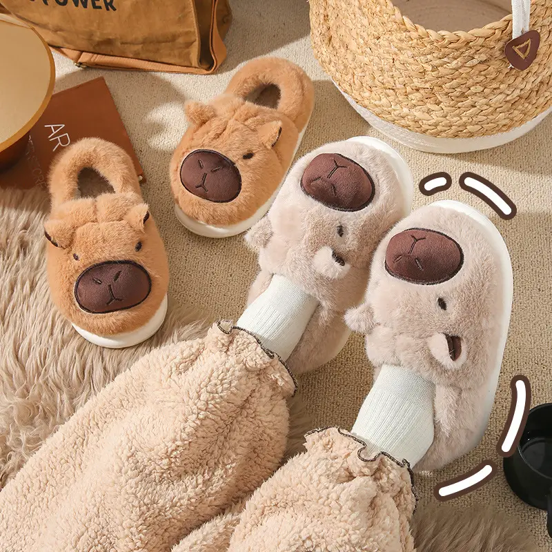 Cotton Couple Slippers for Women, Closed Heel, 2024 New - Image 11
