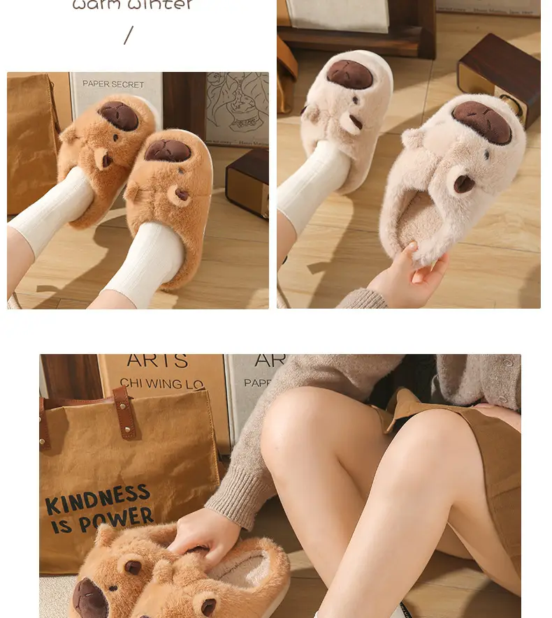 Cotton Couple Slippers for Women, Closed Heel, 2024 New — feature 26