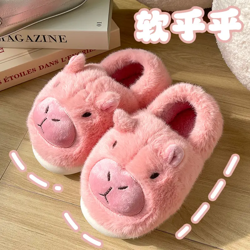 Cotton Couple Slippers for Women, Closed Heel, 2024 New - Image 4