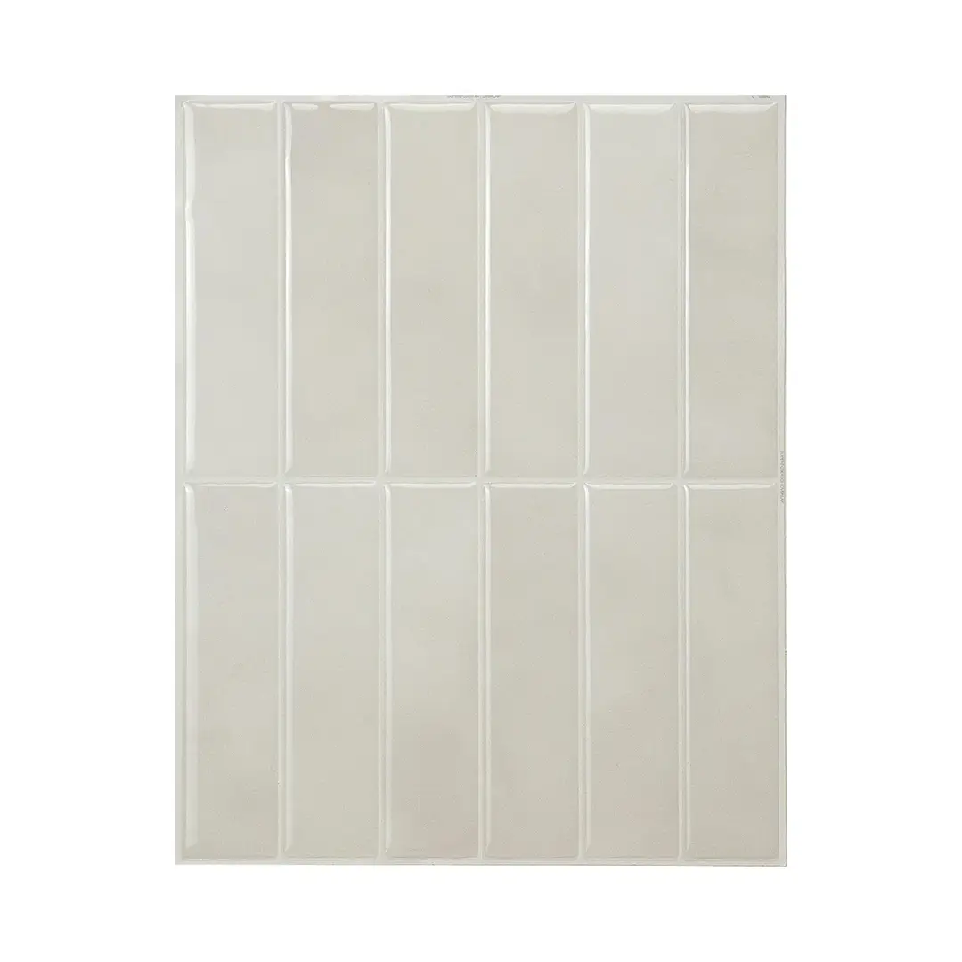 3D Three-dimensional Drop Glue Wall Stickers PU Self-adhesive DIY Kitchen Bathroom High Temperature PET Tile Sticker Wallpaper