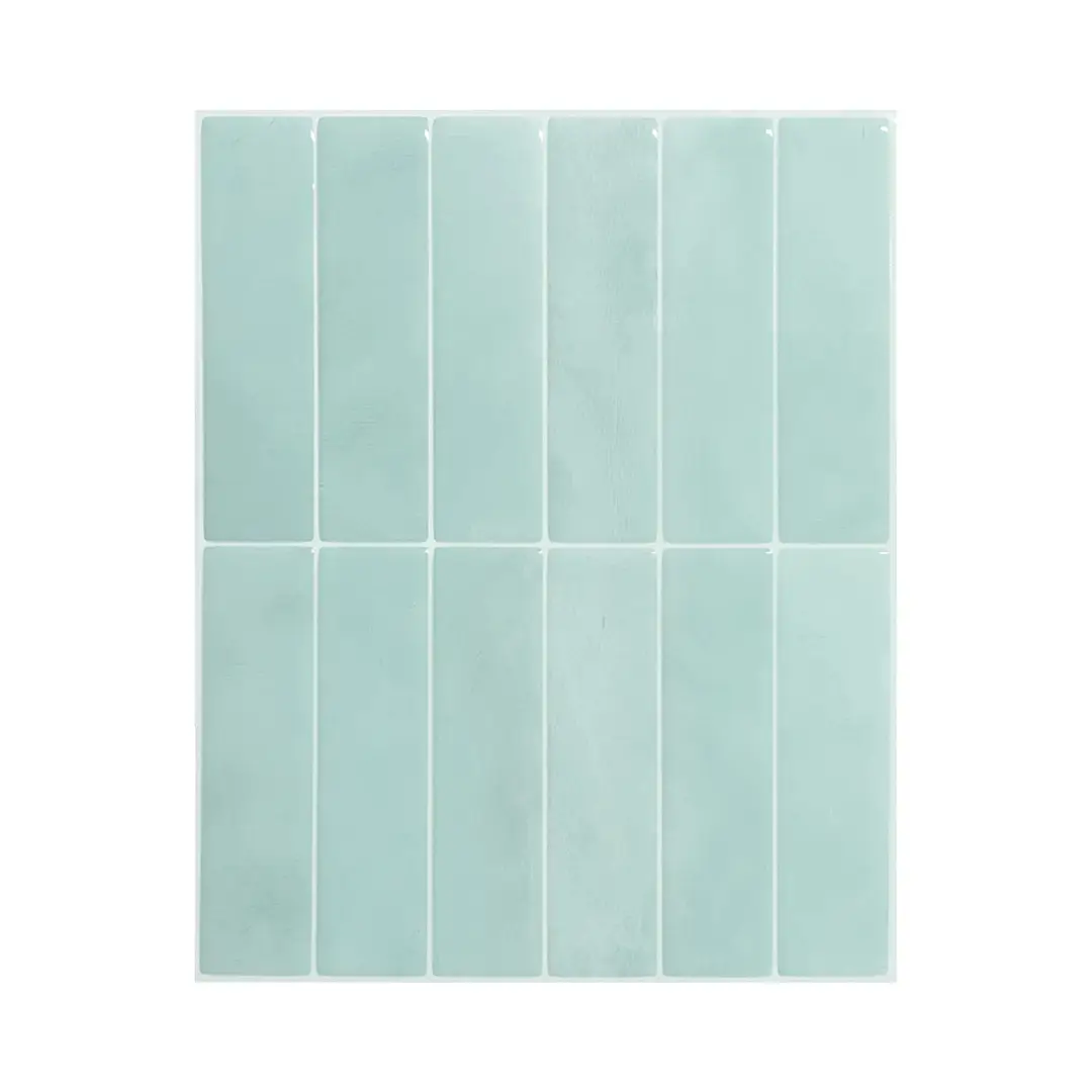 3D Three-dimensional Drop Glue Wall Stickers PU Self-adhesive DIY Kitchen Bathroom High Temperature PET Tile Sticker Wallpaper