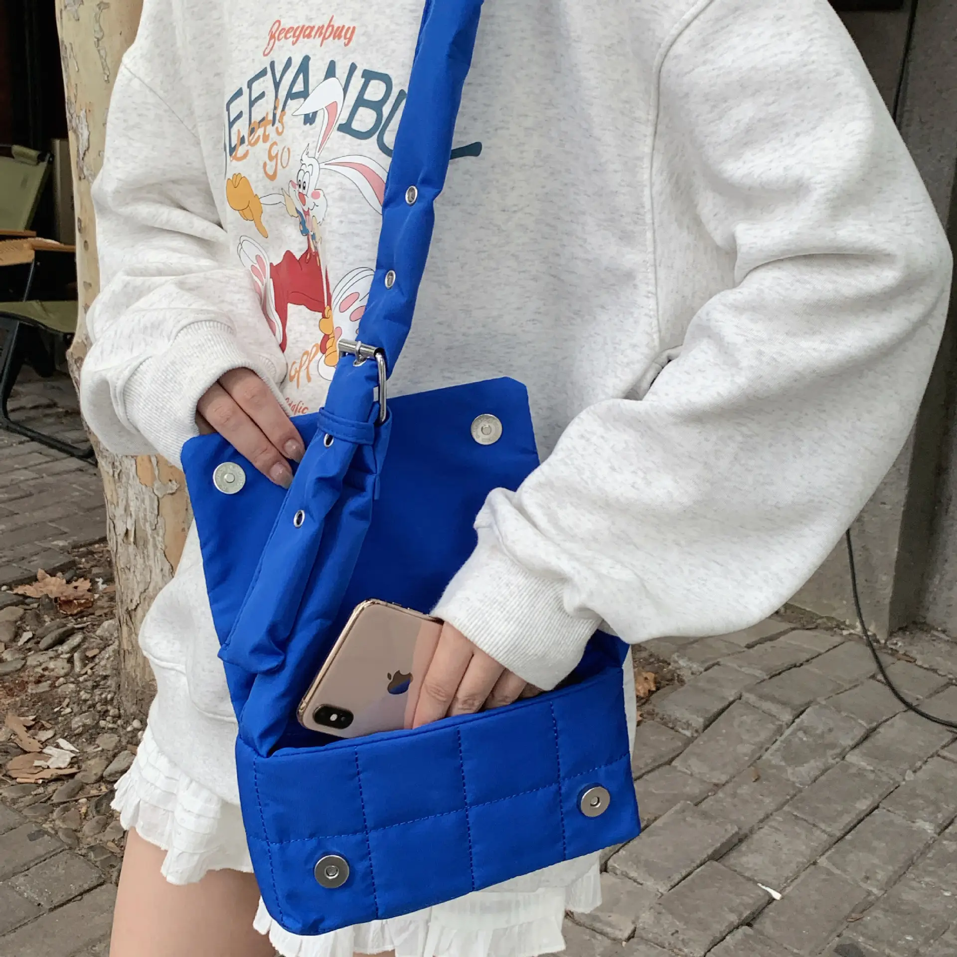 Blue Crossbody Bag for Girls Students Women - Image 5