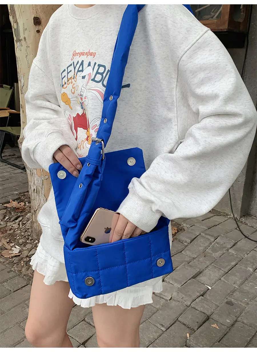 Blue Crossbody Bag for Girls Students Women — feature 3