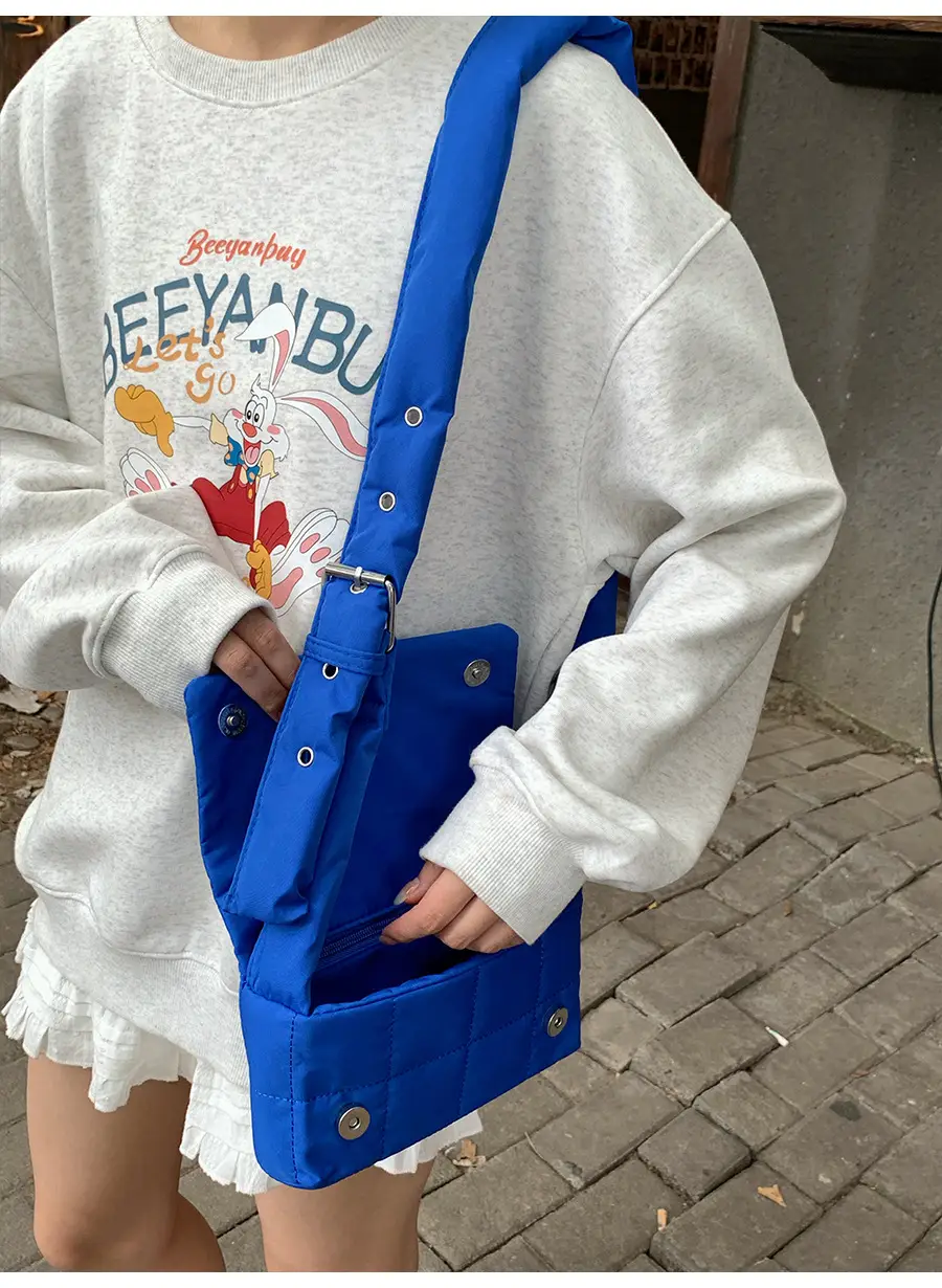 Blue Crossbody Bag for Girls Students Women — feature 4