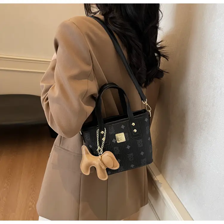 Pink Furry Bear Crossbody Bag for Women — feature 33