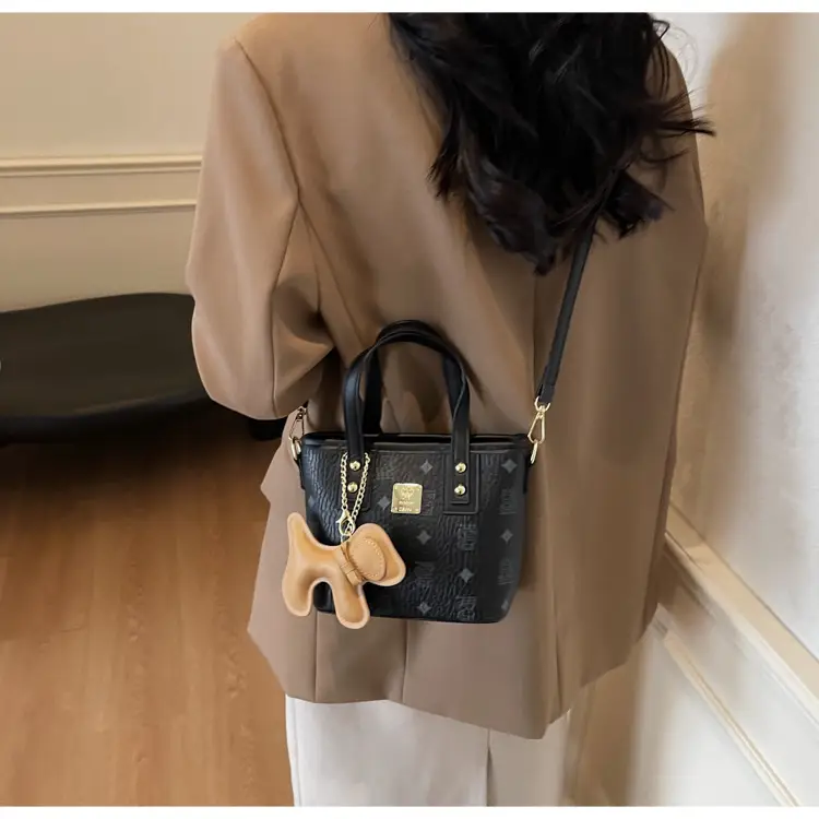 Pink Furry Bear Crossbody Bag for Women — feature 35