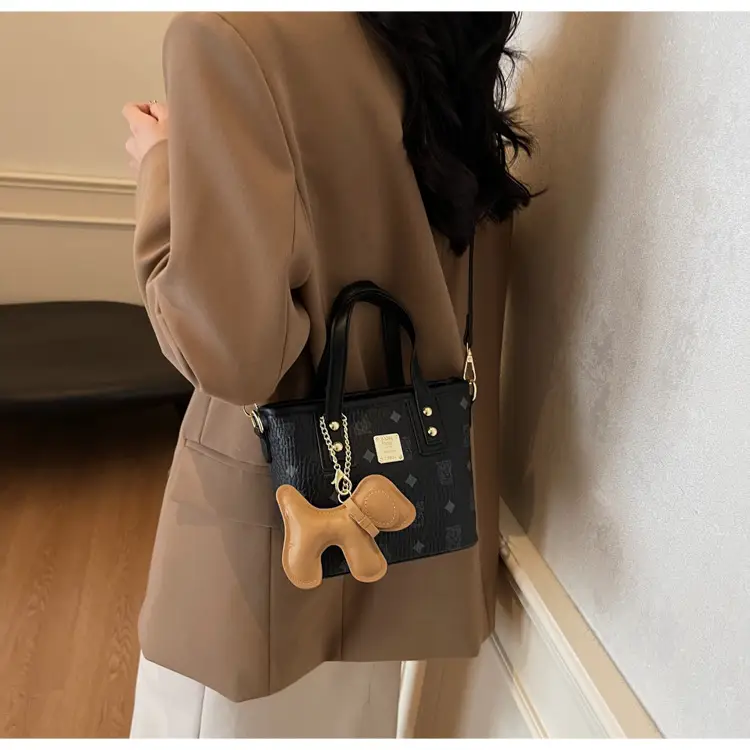 Pink Furry Bear Crossbody Bag for Women — feature 36