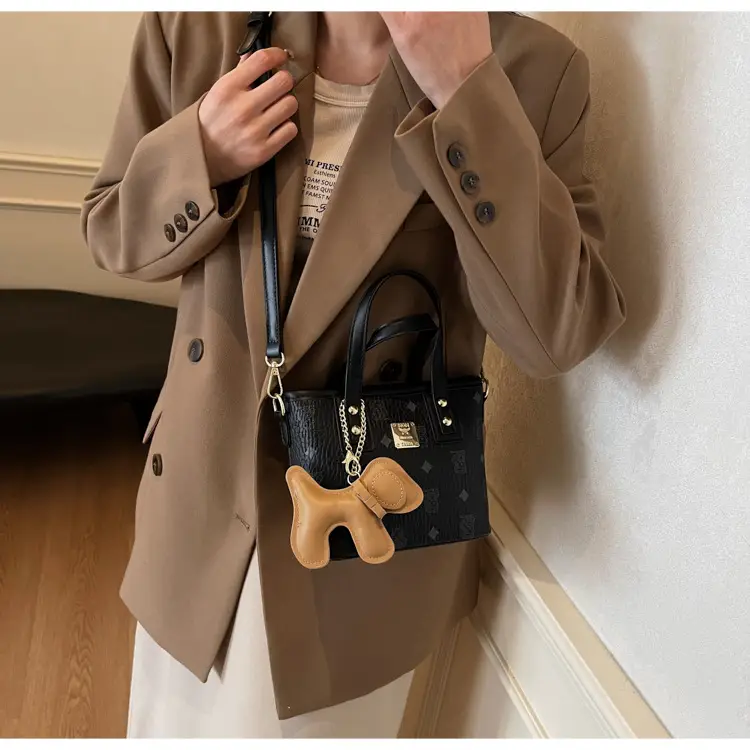 Pink Furry Bear Crossbody Bag for Women — feature 37