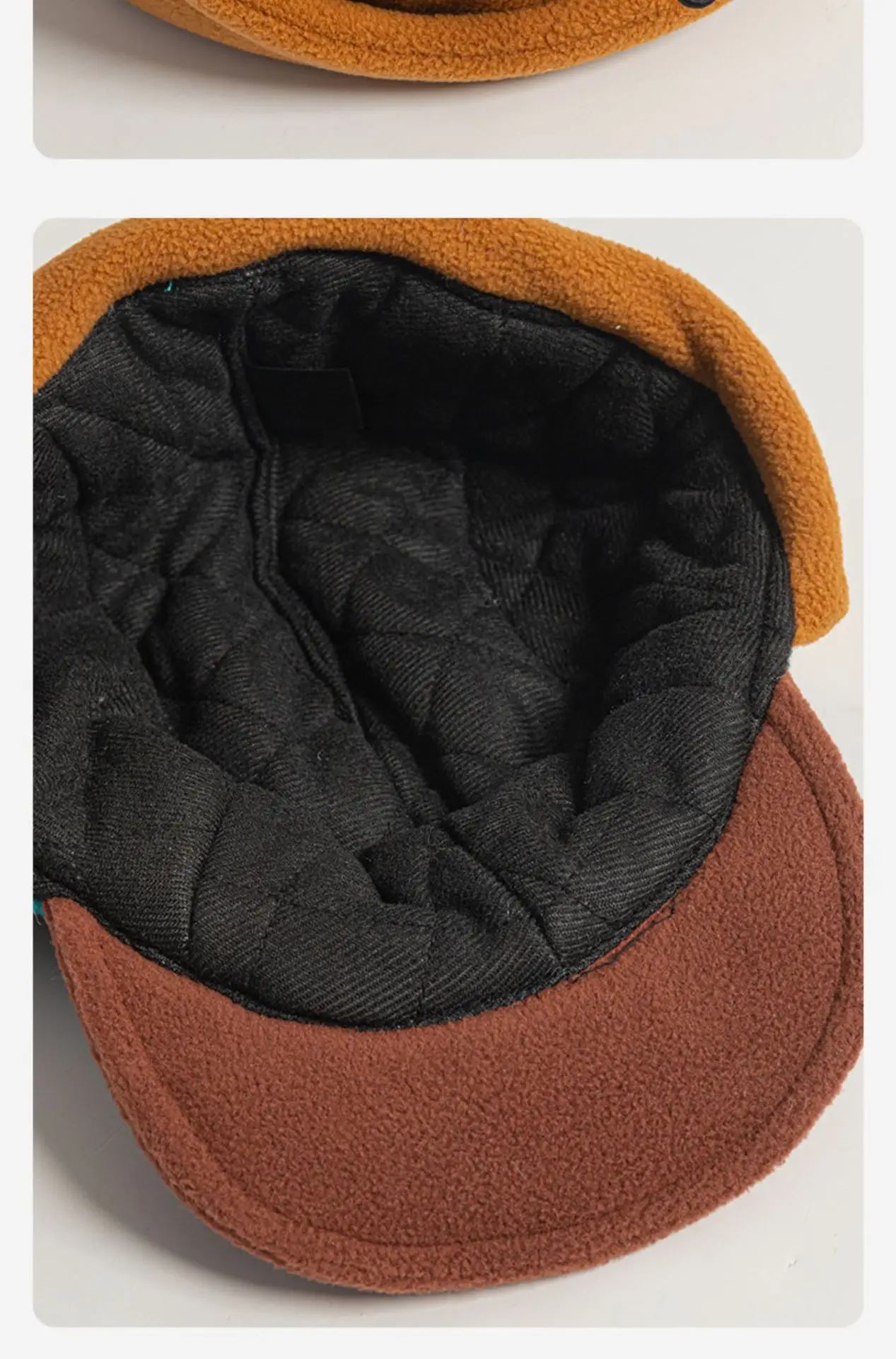 Men Wool Ear Protection Cap Black Cold Proof — feature 9