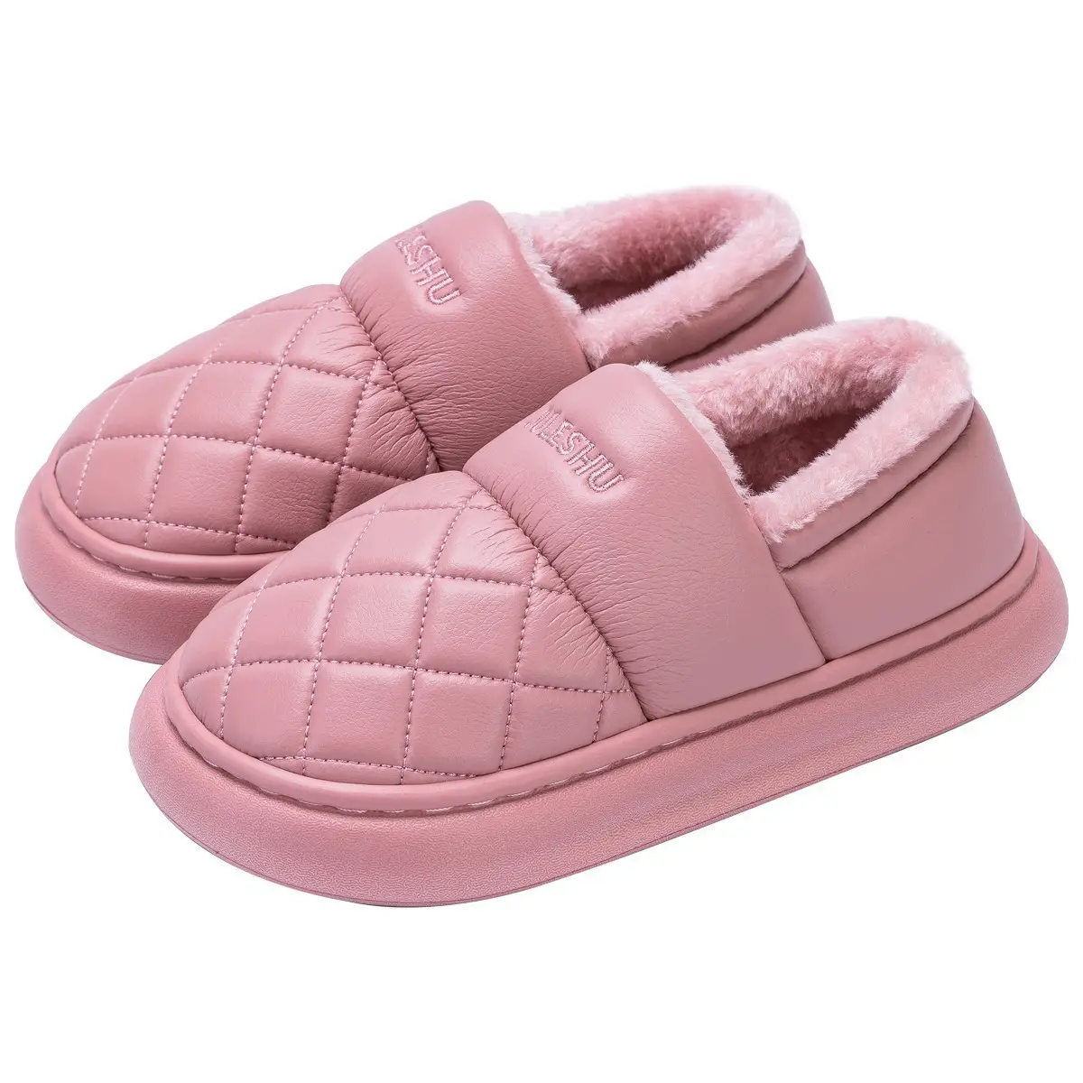 Women's Waterproof Warm Cotton Slippers Autumn Winter 2025