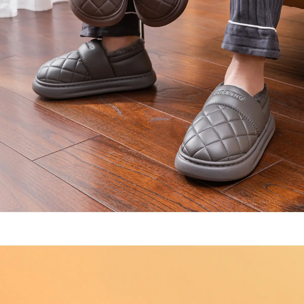 Women's Waterproof Warm Cotton Slippers Autumn Winter 2025 — feature 20