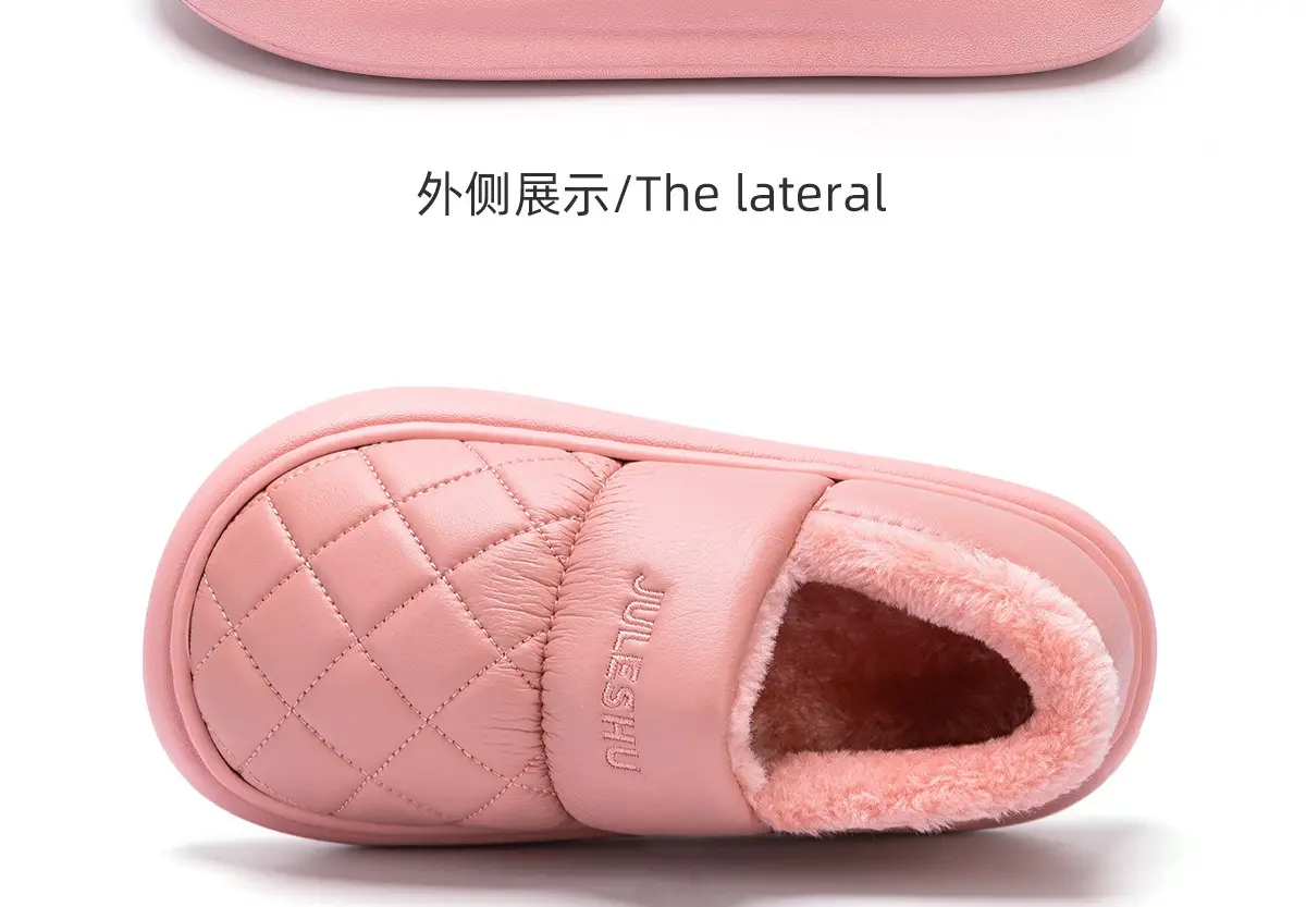 Women's Waterproof Warm Cotton Slippers Autumn Winter 2025 — feature 26