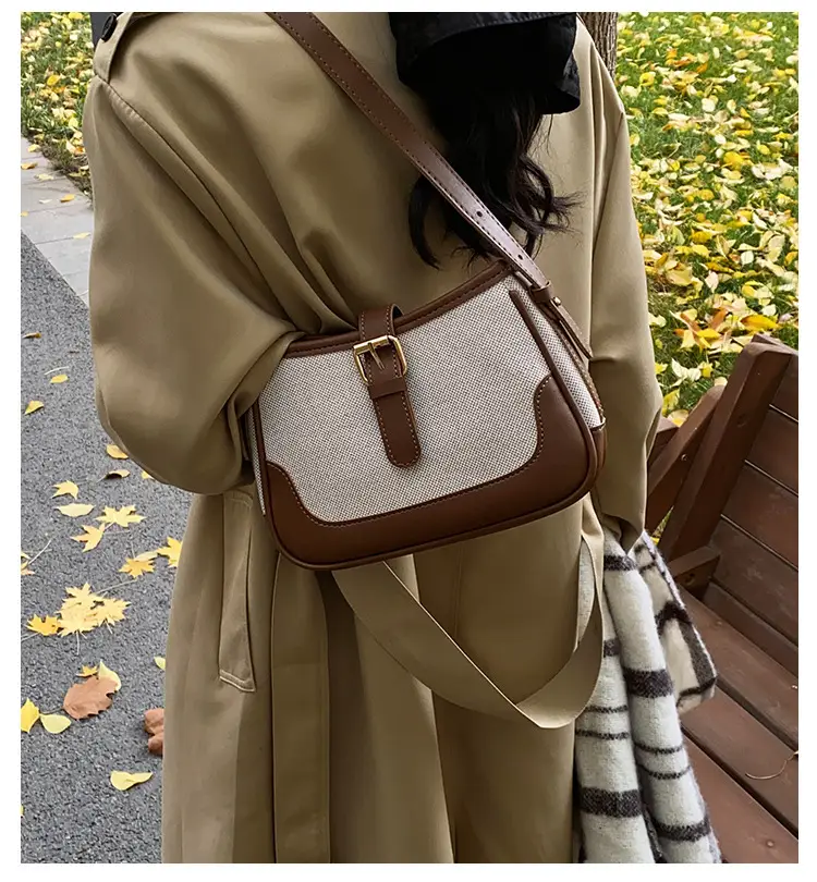 Korean Style Canvas Shoulder Bag Women 2024 — feature 1