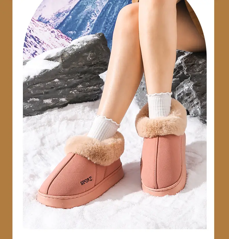 New Cotton Slippers from the Source Factory for Women, Autumn and Winter Indoor Home Warm Plush Cotton Slippers for Women in Winter — feature 13