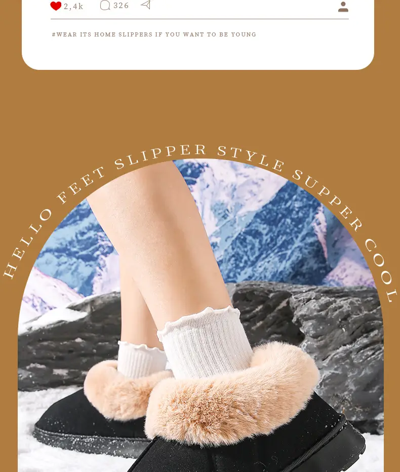 New Cotton Slippers from the Source Factory for Women, Autumn and Winter Indoor Home Warm Plush Cotton Slippers for Women in Winter — feature 14