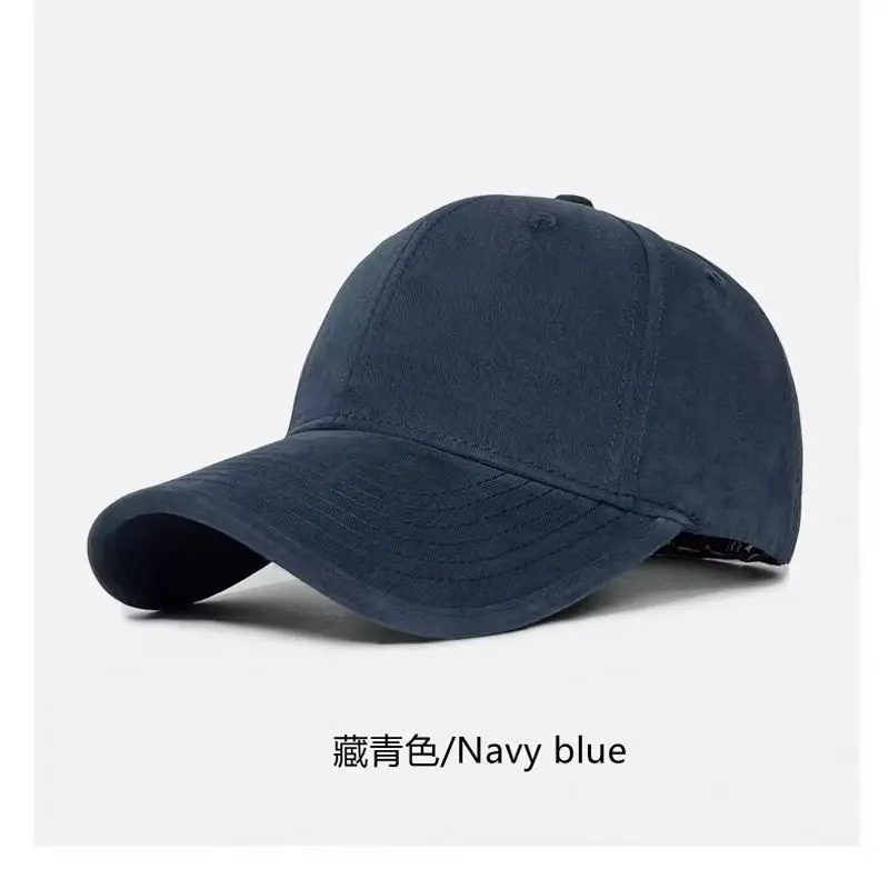 Men's Big Head Cap Deepened Brim Winter Hat — feature 16