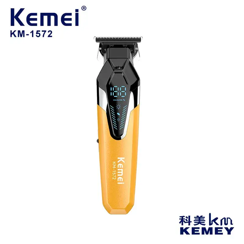 Kemei KM-1572 Digital Hair Clipper with LED Light - Image 3