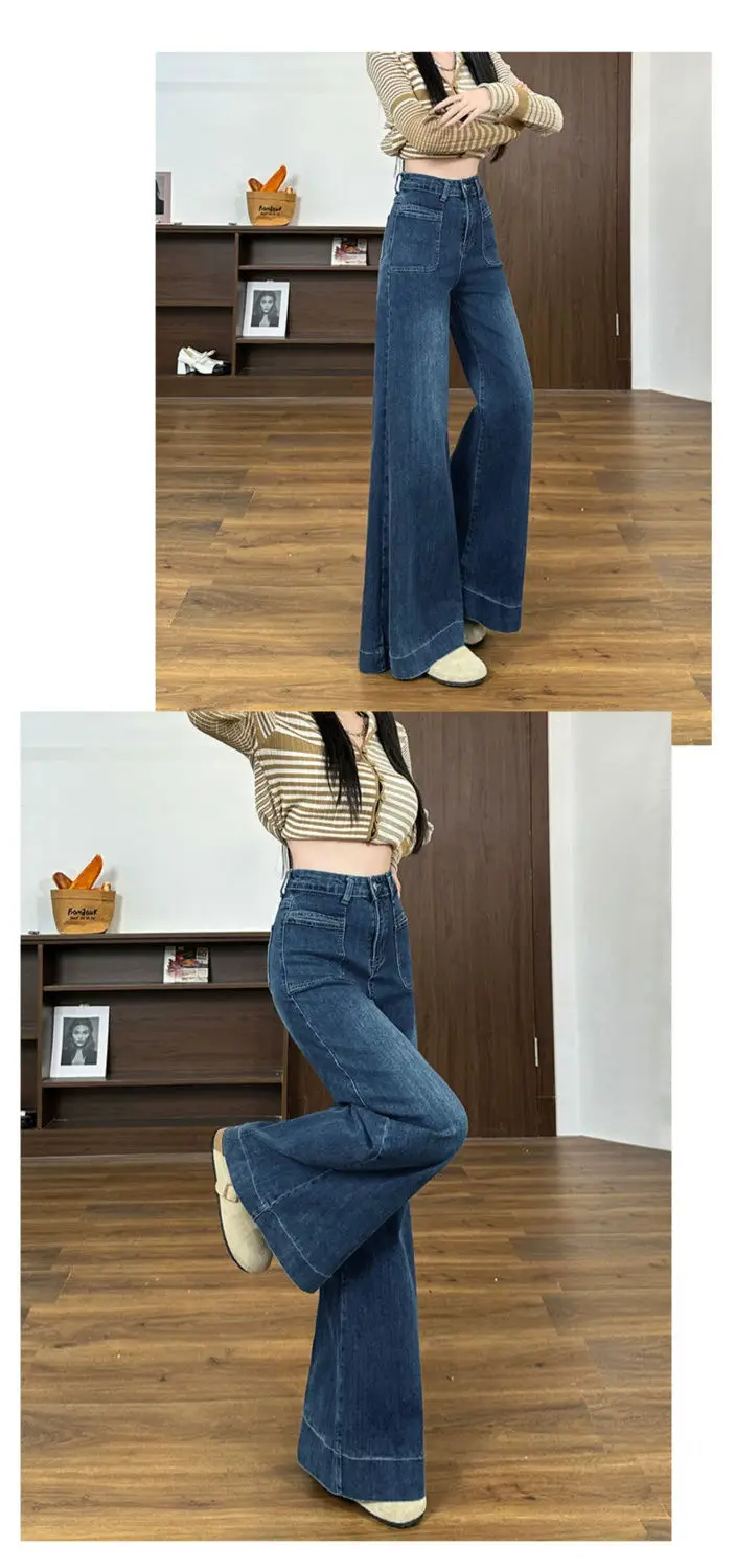 American-style Wide-leg Jeans Women 2024 Autumn Winter — feature 10