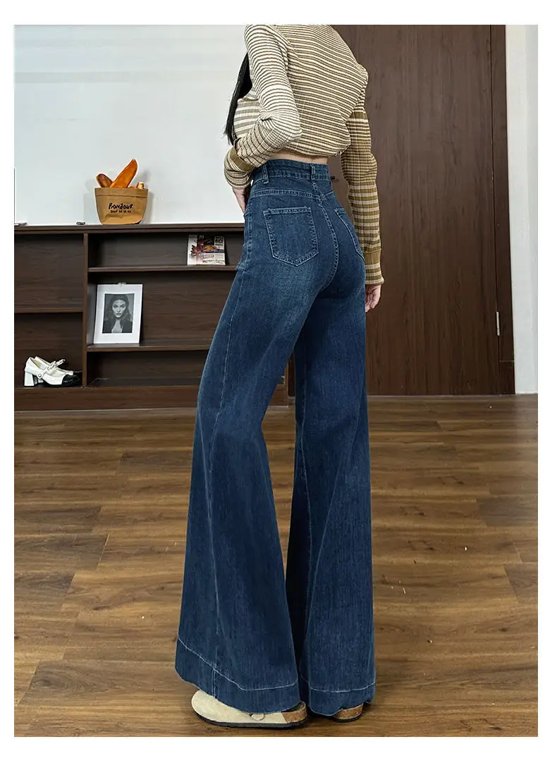 American-style Wide-leg Jeans Women 2024 Autumn Winter — feature 11