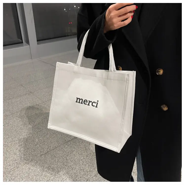 Women Canvas Tote Bag Pink Large Capacity 2024 — feature 12