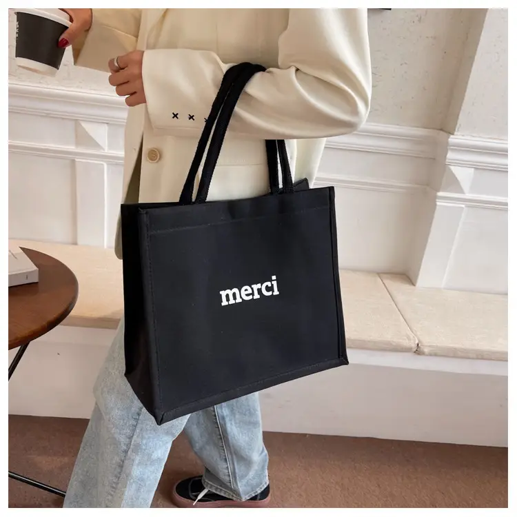 Women Canvas Tote Bag Pink Large Capacity 2024 — feature 13