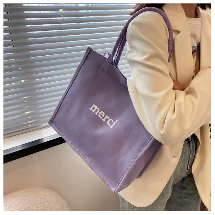 Women Canvas Tote Bag Pink Large Capacity 2024 — feature 18