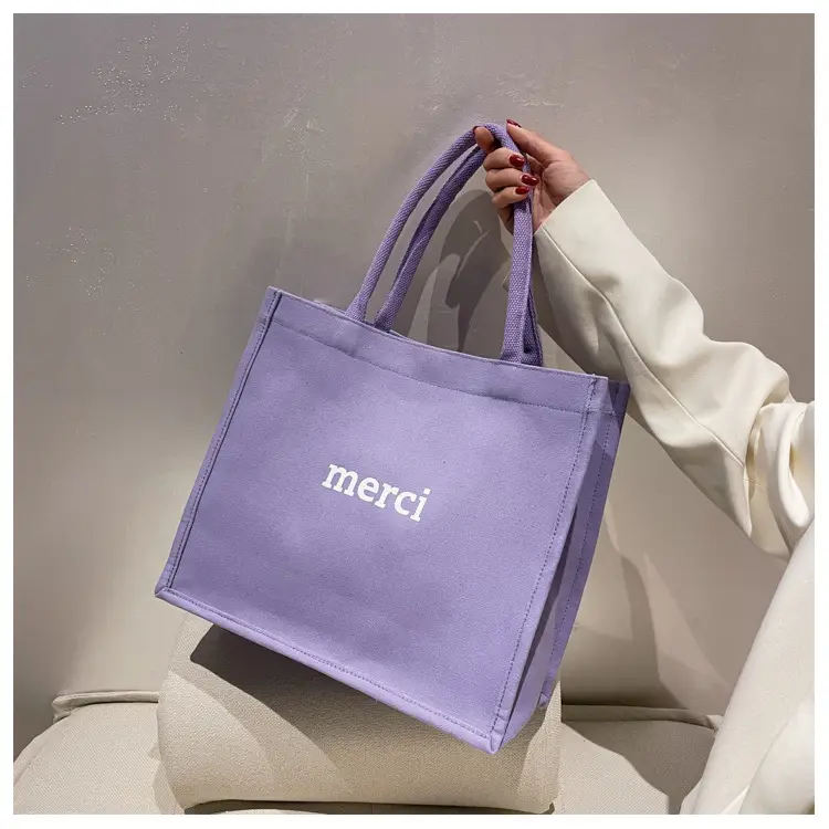Women Canvas Tote Bag Pink Large Capacity 2024 — feature 24