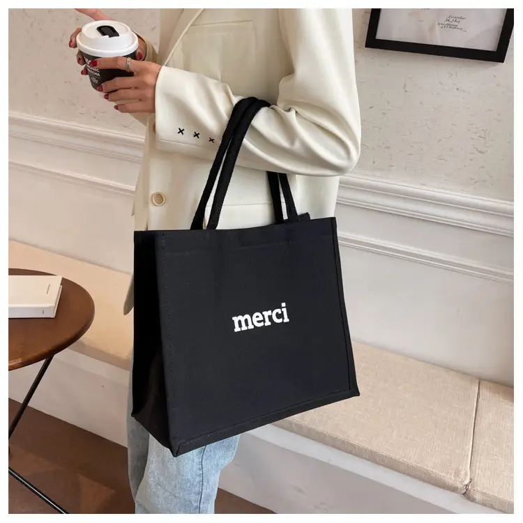 Women Canvas Tote Bag Pink Large Capacity 2024 — feature 26