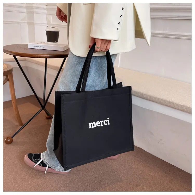 Women Canvas Tote Bag Pink Large Capacity 2024 — feature 28