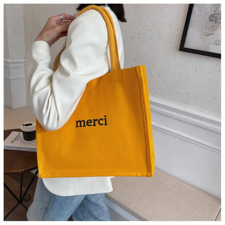 Women Canvas Tote Bag Pink Large Capacity 2024 — feature 30