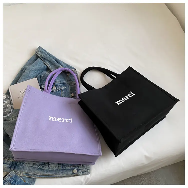 Women Canvas Tote Bag Pink Large Capacity 2024 — feature 33