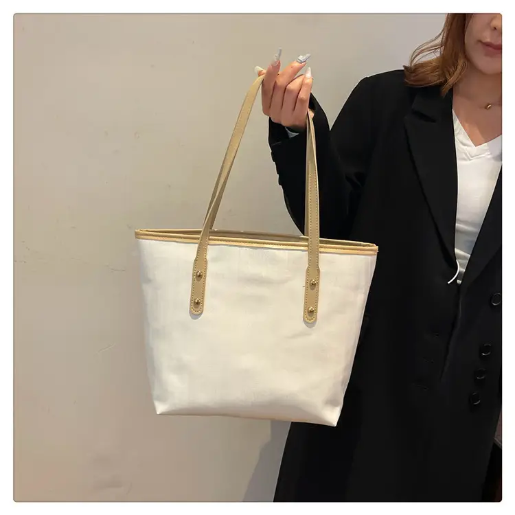 Large Capacity Women's Black Tote Bag Shoulder Bag — feature 21