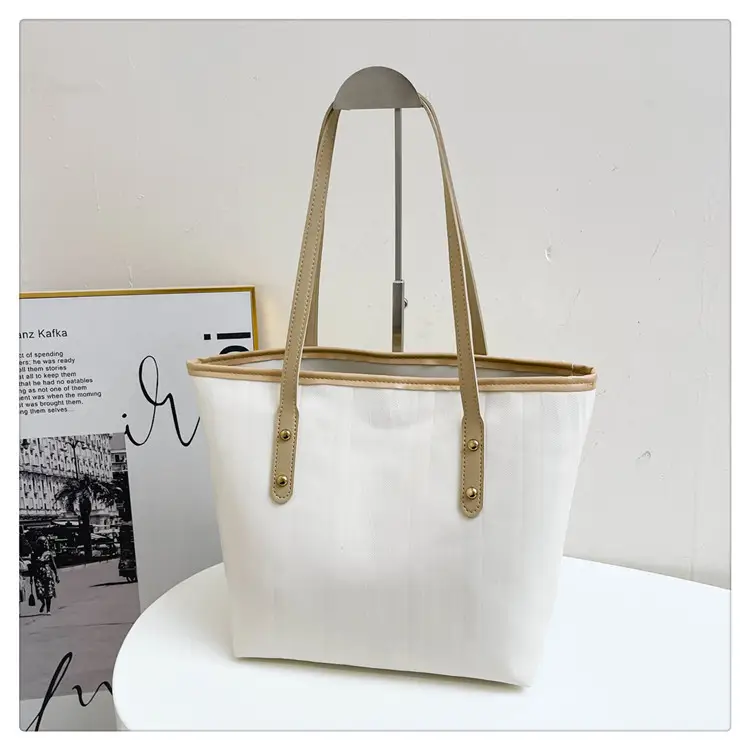 Large Capacity Women's Black Tote Bag Shoulder Bag - Image 4