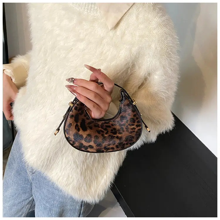 Leopard Print Western Shoulder Crossbody Bag — feature 15