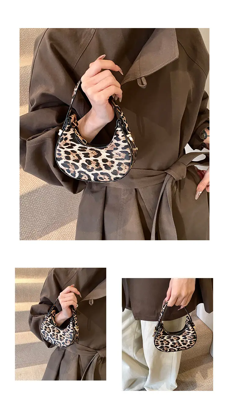 Leopard Print Western Shoulder Crossbody Bag — feature 17
