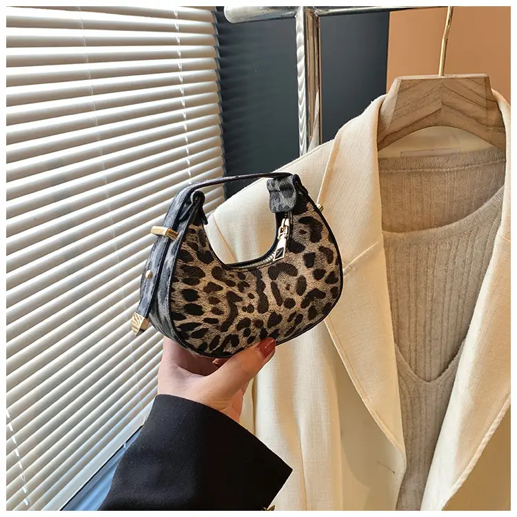 Leopard Print Western Shoulder Crossbody Bag — feature 21