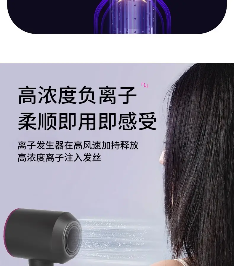 High-Speed Hair Dryer with Negative Ion Technology — feature 13